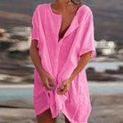 Variant image for Robe Longue Femme Coton Évasée Ruby-12