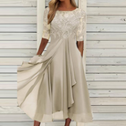 Robe d'Été Femme Chic Tissu Lisse - Élégante et Confortable-4